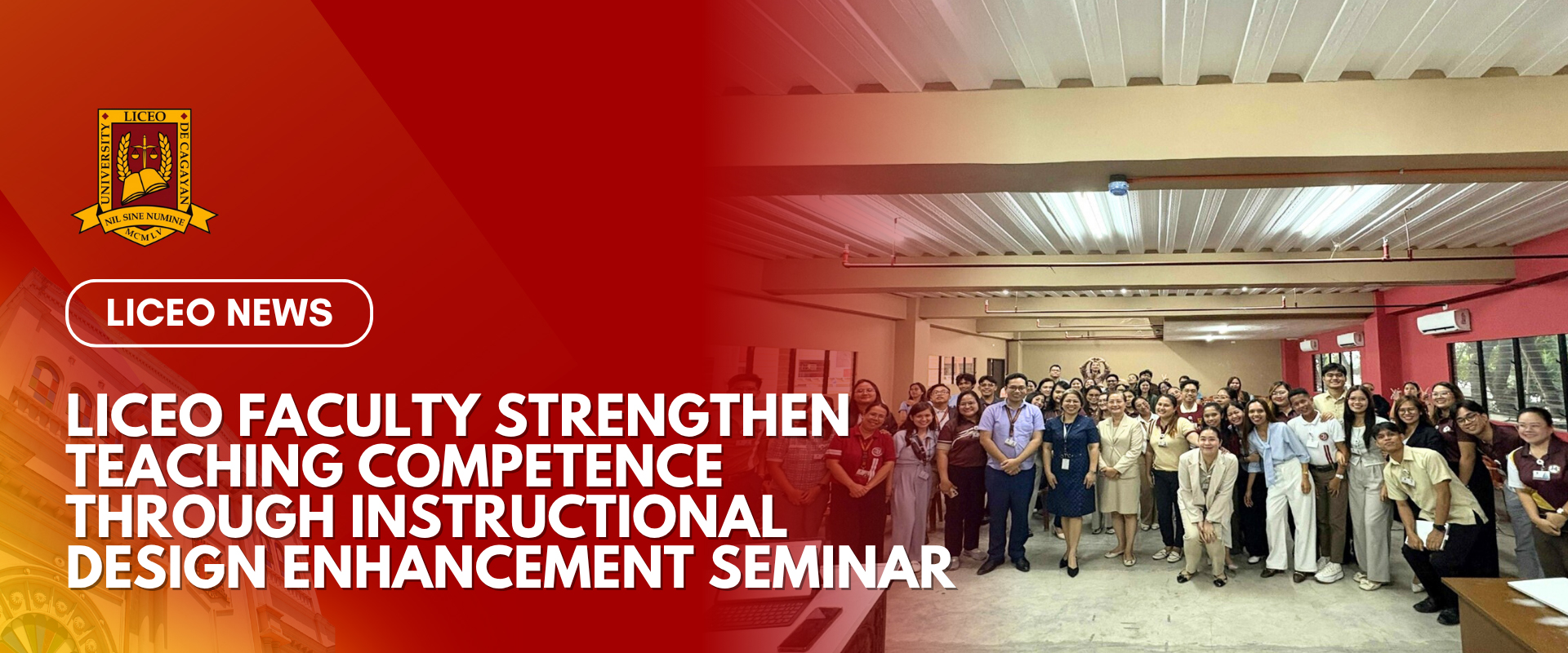 LICEO FACULTY STRENGTHEN TEACHING COMPETENCE THROUGH INSTRUCTIONAL DESIGN ENHANCEMENT SEMINAR