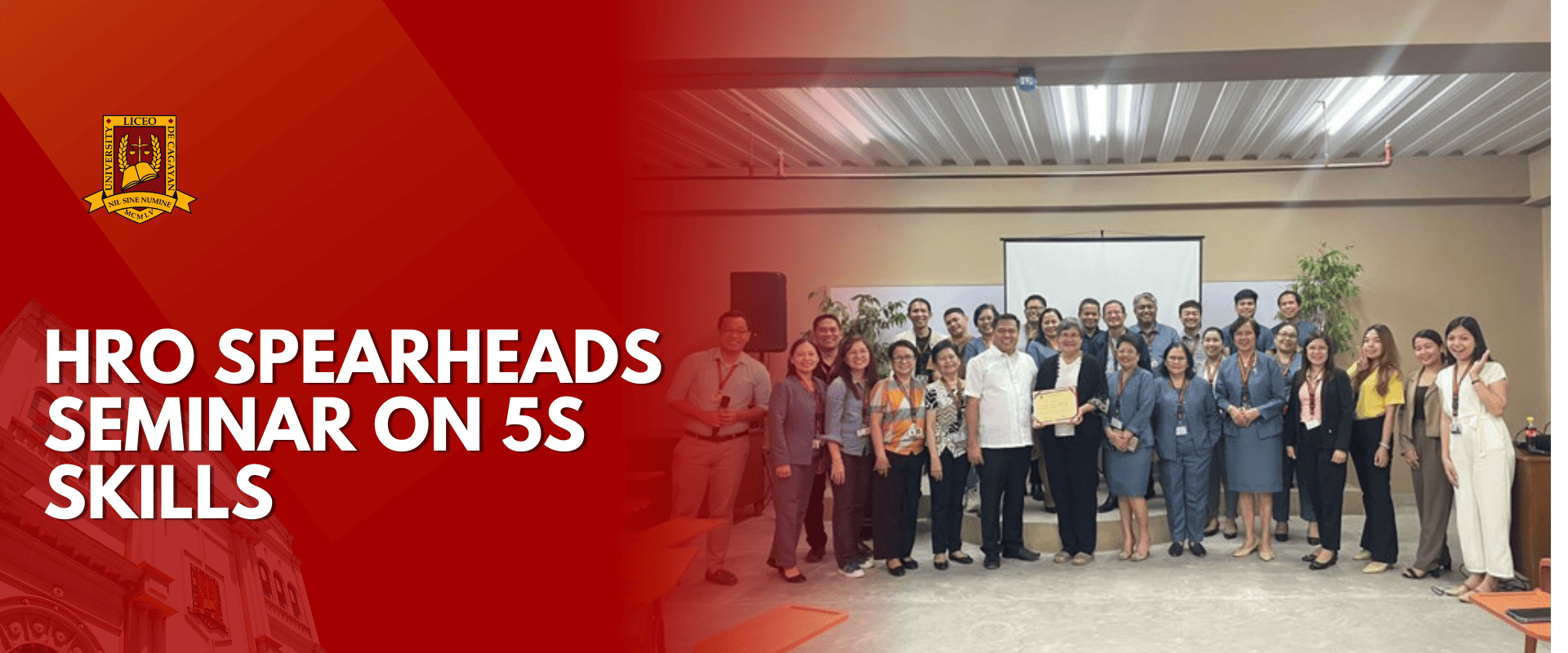 HRO SPEARHEADS SEMINAR ON 5S SKILLS