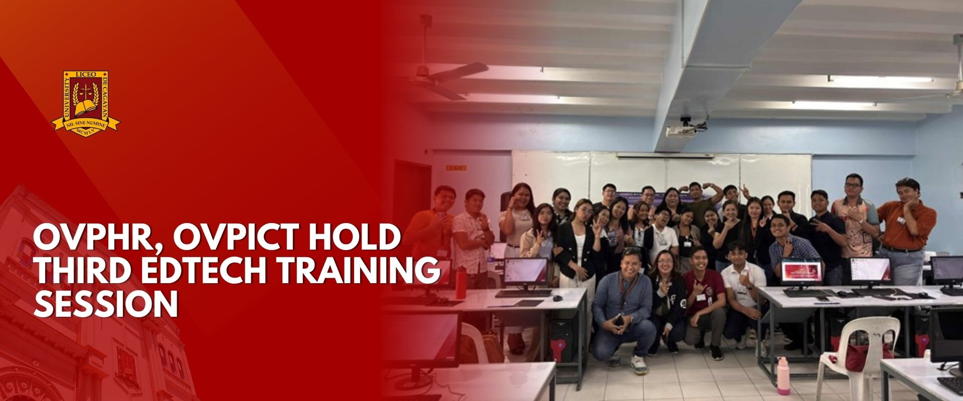 OVPHR, OVPICT HOLD THIRD EDTECH TRAINING SESSION
