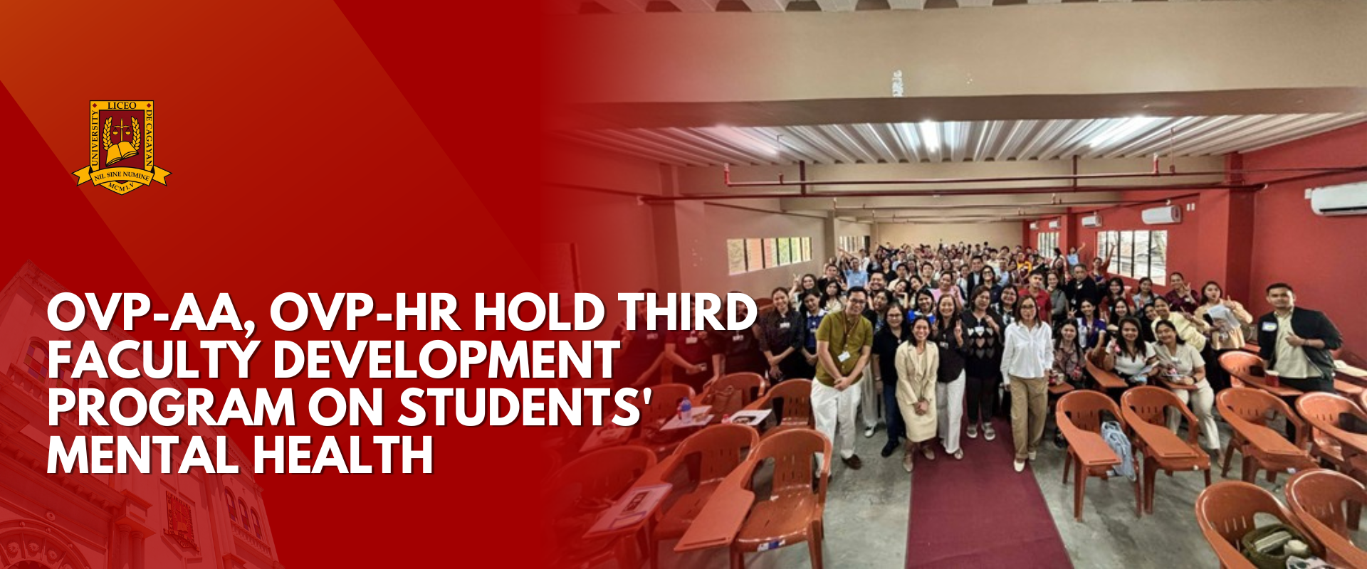 OVP-AA, OVP-HR HOLD THIRD FACULTY DEVELOPMENT PROGRAM ON STUDENTS' MENTAL HEALTH