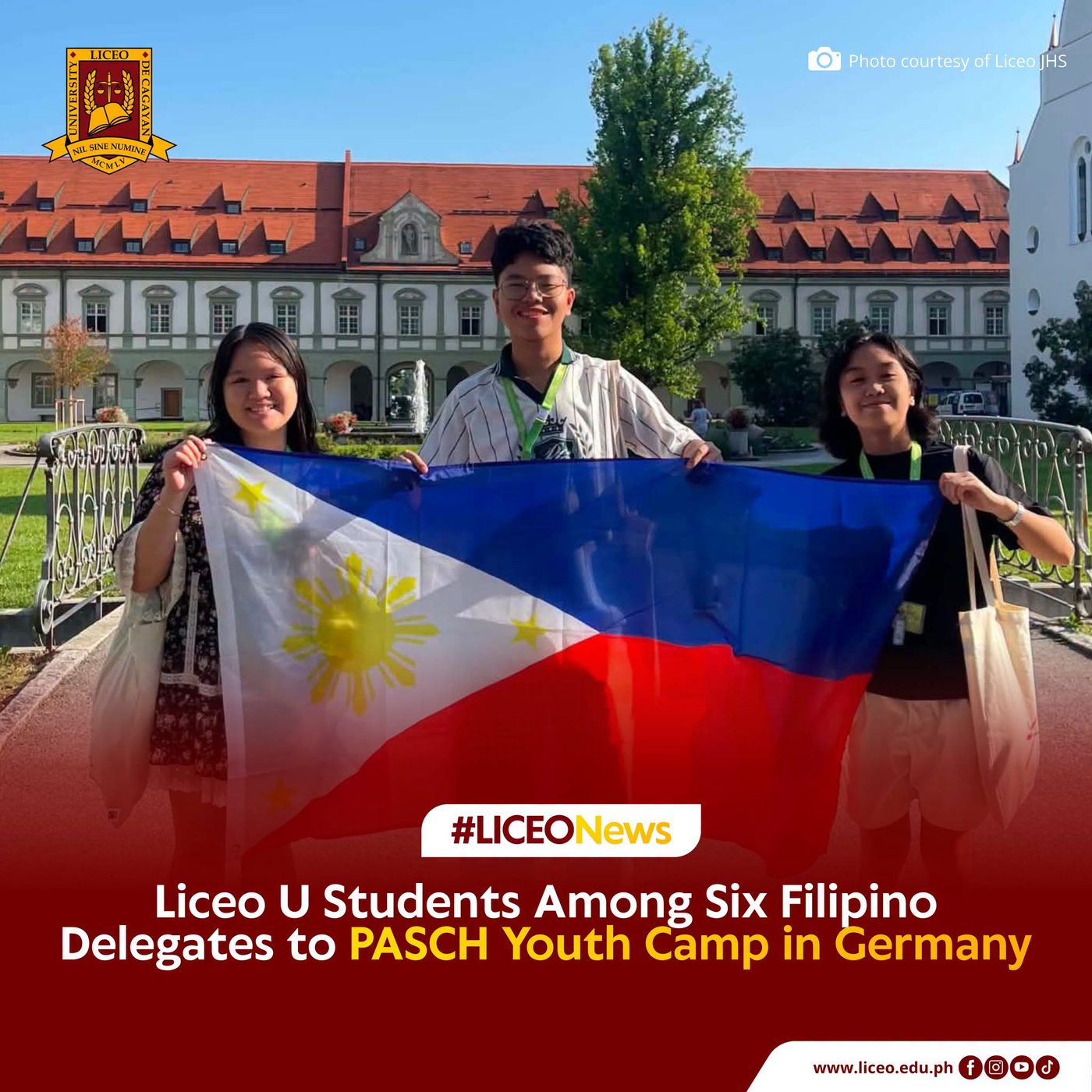 Liceo U Students Among Six Filipino Delegates to PASCH Youth Camp in Germany
