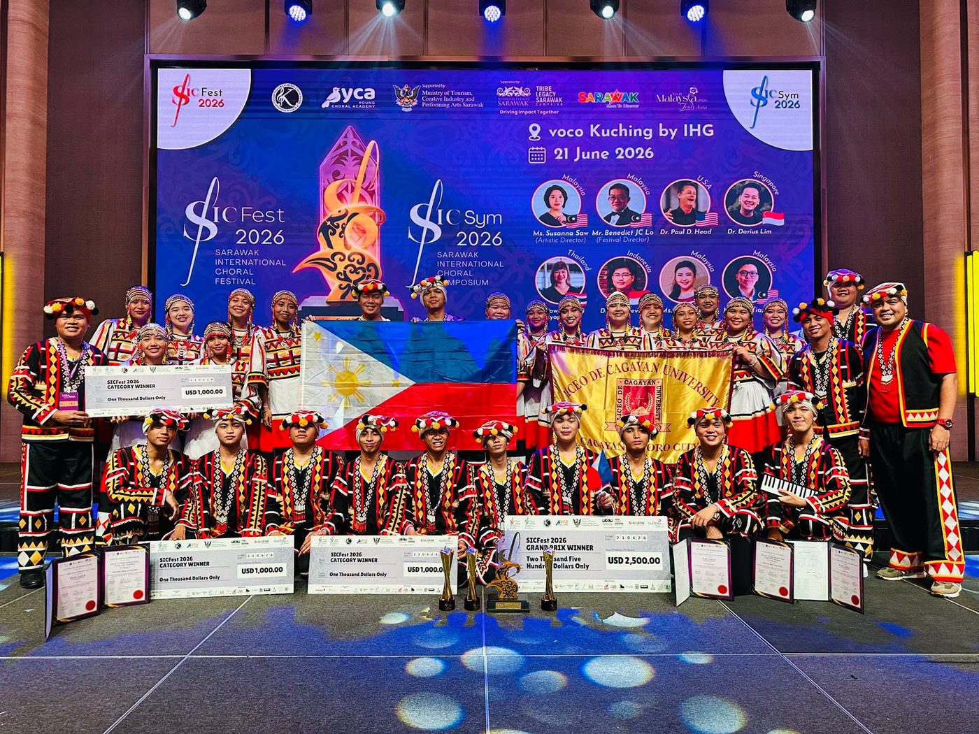 Liceo U High School Glee Club and Alumni Represent the Philippines at the Sarawak International Choral Festival