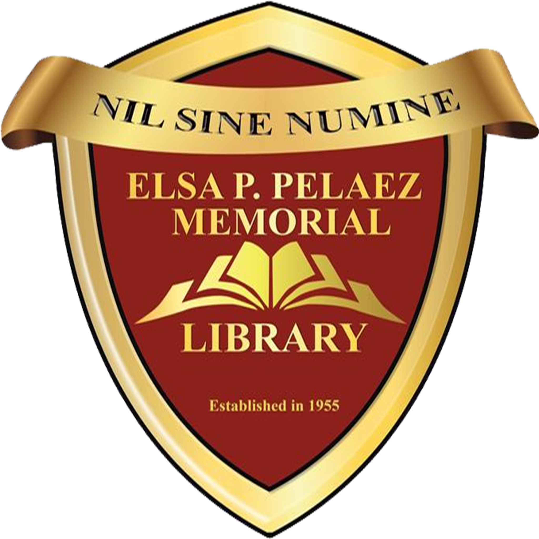 Elsa P. Pelaez Memorial Library Logo